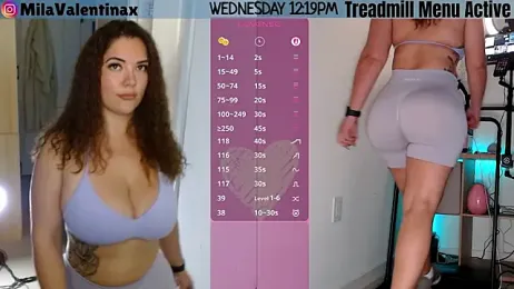 MilaValentina webcam model stream image