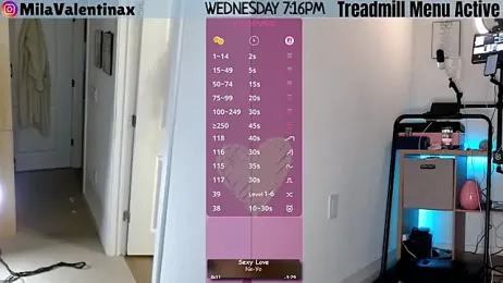 MilaValentina webcam model stream image