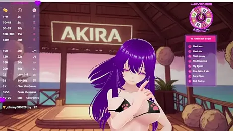 AkiraVixent webcam model stream image