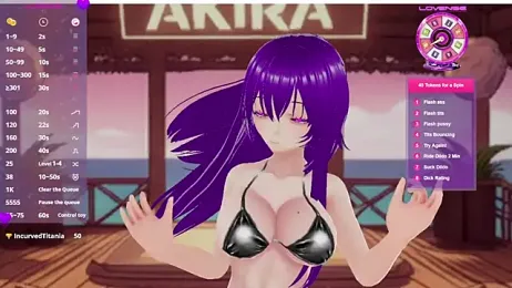 AkiraVixent webcam model stream image