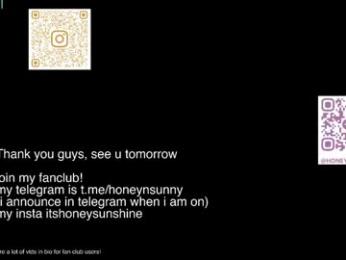honey_sunshine webcam model stream image