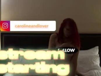 carolineandlover webcam model stream image