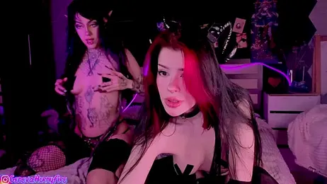 DualHornyFire webcam stripchat model stream image